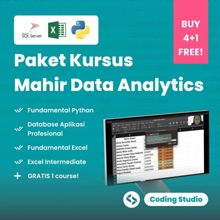 Belajar Data Analyst Online Untuk Pemula - Coding Studio