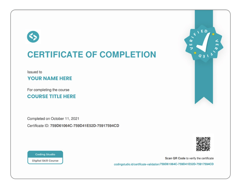 contoh sertifikat digital