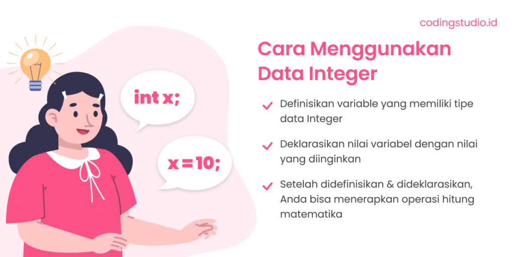 Cara Menggunakan Data Integer