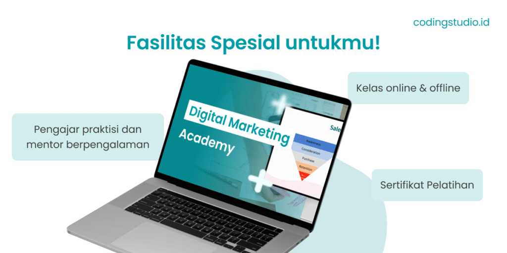 Fasilitas Digital Marketing Academy Coding Studio