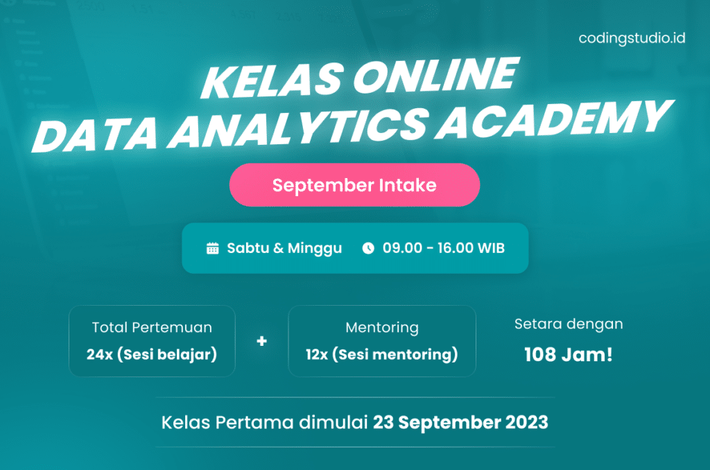 Kelas Online Data Analytics Academy