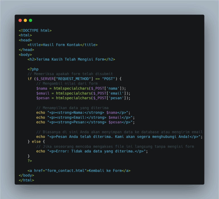 4 Contoh Coding Sederhana Yang Mudah Untuk Pemula