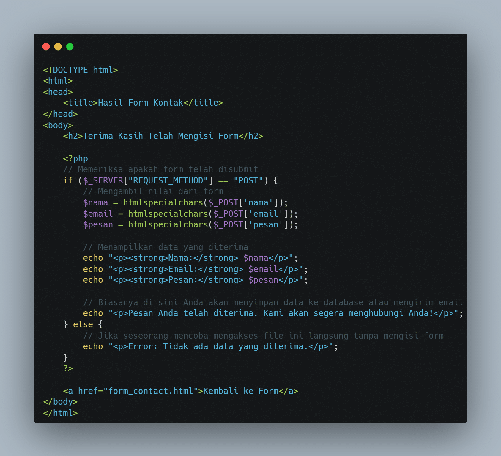 4 Contoh Coding Sederhana Yang Mudah Untuk Pemula