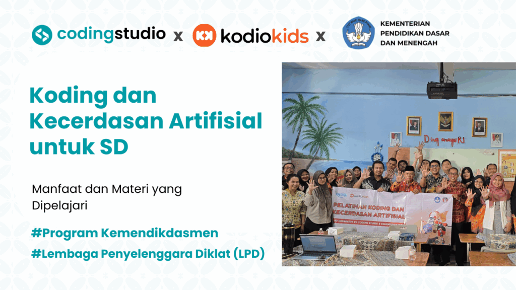 Belajar Koding dan Kecerdasan Artifisial untuk SD