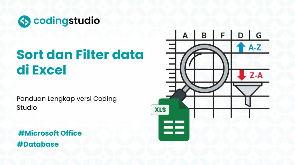 Cara Melakukan Sort dan Filter Data di Excel Versi Coding Studio