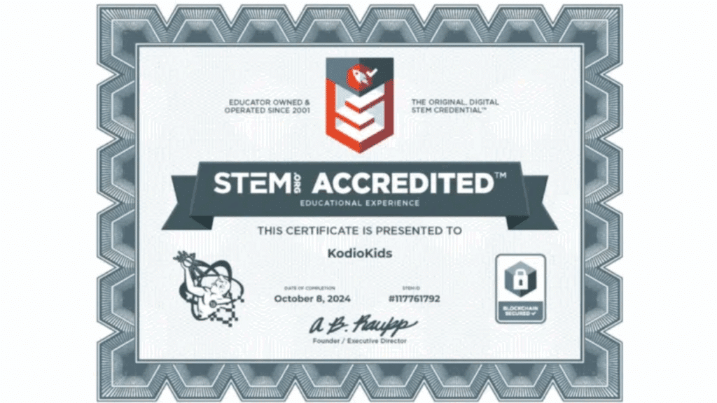 Kodiokids Sudah Terakreditasi STEM