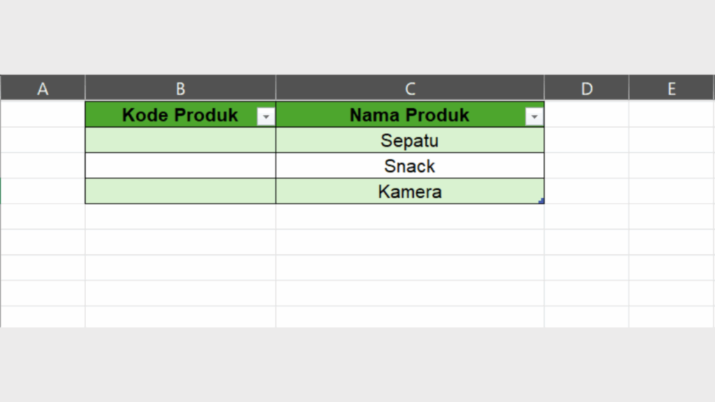 Contoh Dataset Kedua