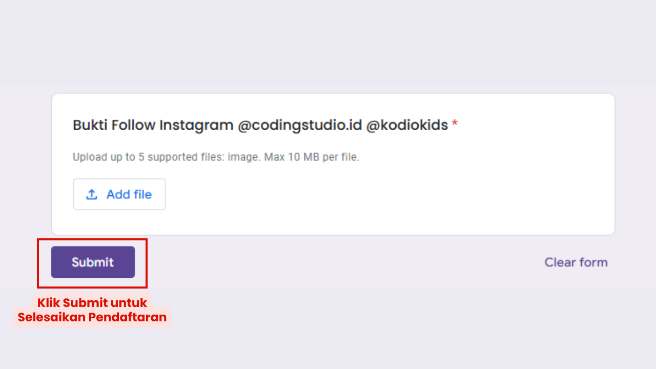 Follow Akun Instagram yang Diminta