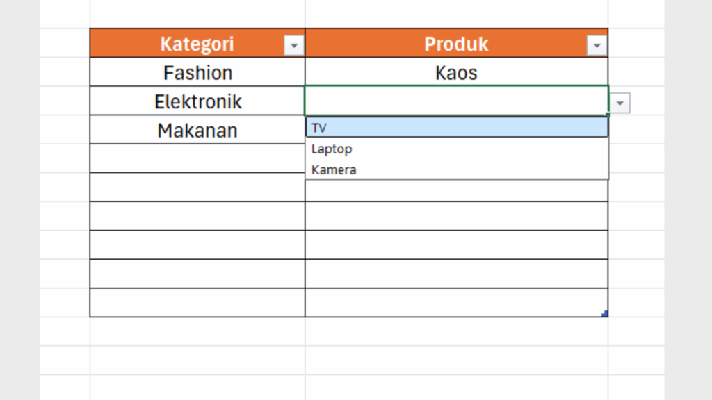 Ketikkan Tanda Kurung Tutup lalu Klik OK