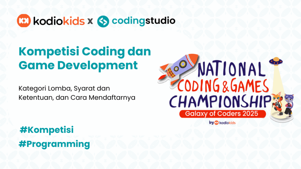 Kompetisi Coding dan Game Development Gratis untuk SD dan SMP