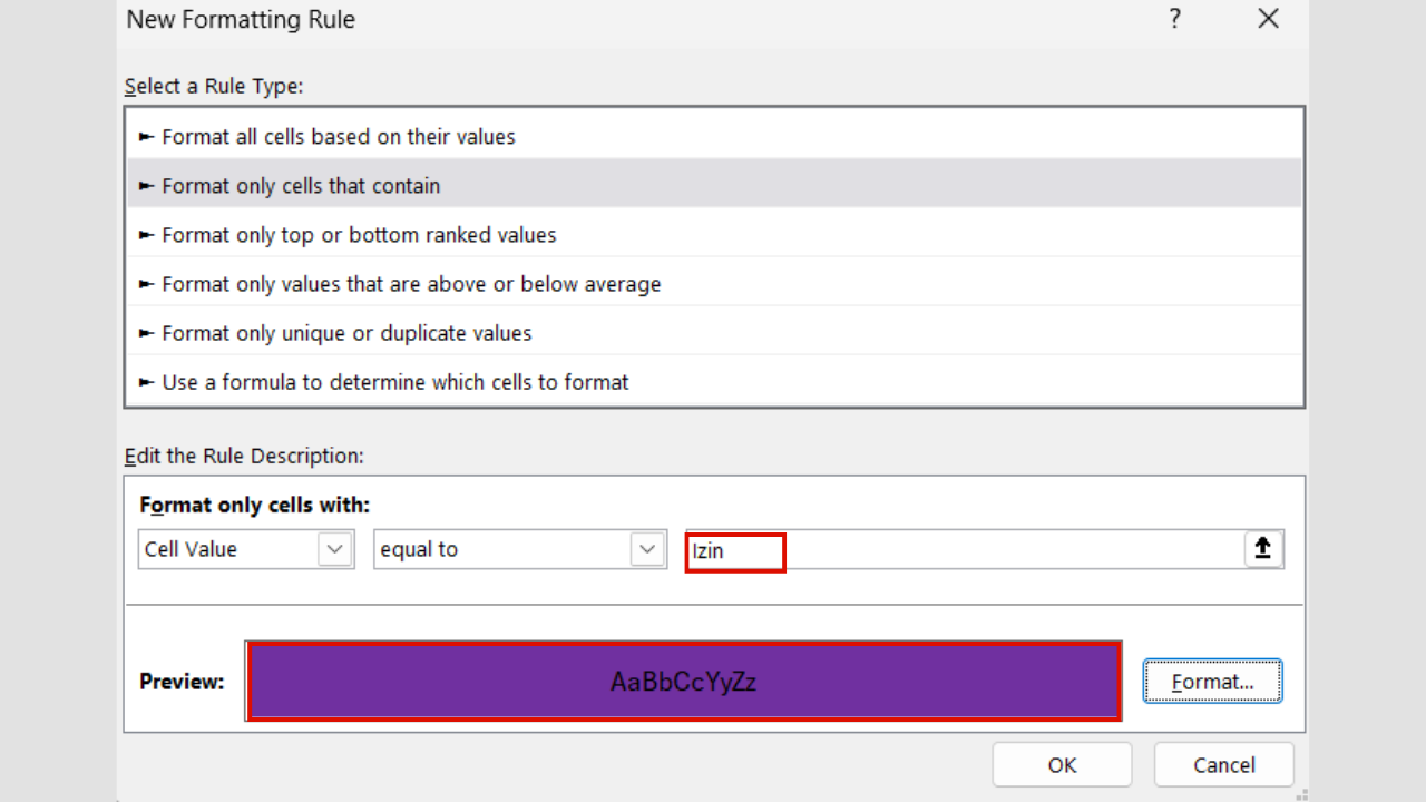 Mewarnai Status Izin