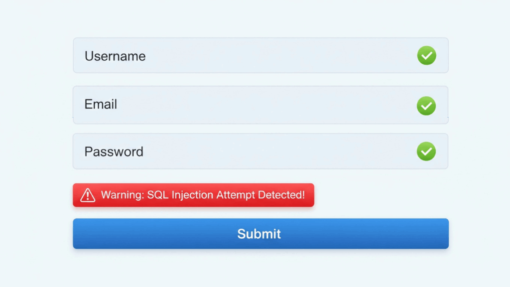 Terapkan Validasi Input Sejak Awal