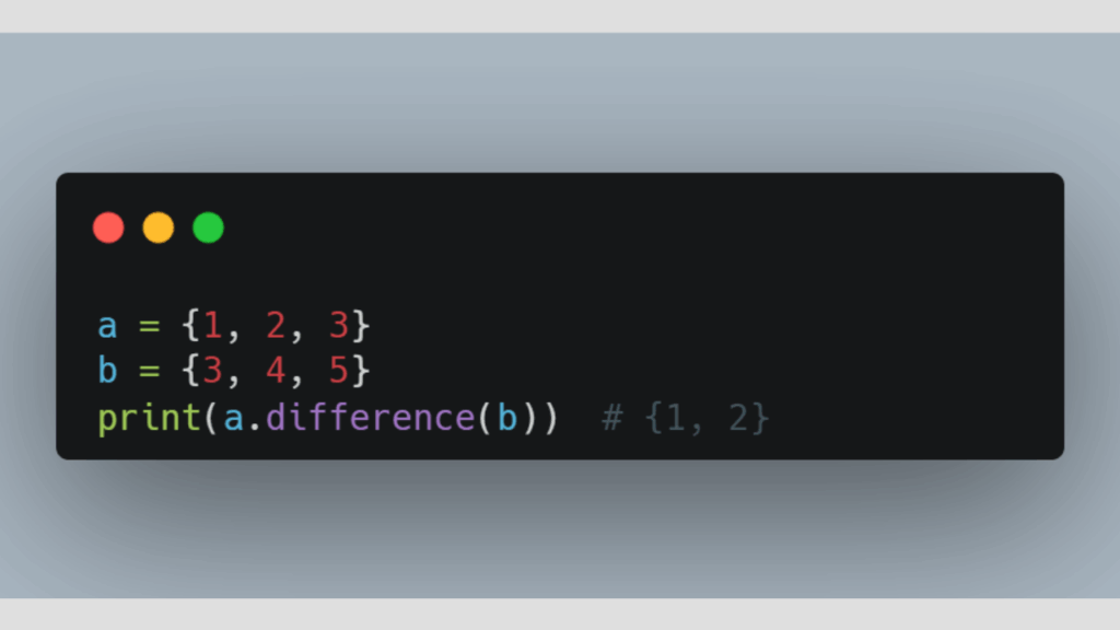 Contoh Set untuk Mencari Elemen Unik di Dua Dataset
