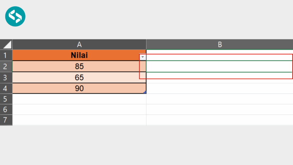 Klik Salah Satu Sel Di Luar Tabel
