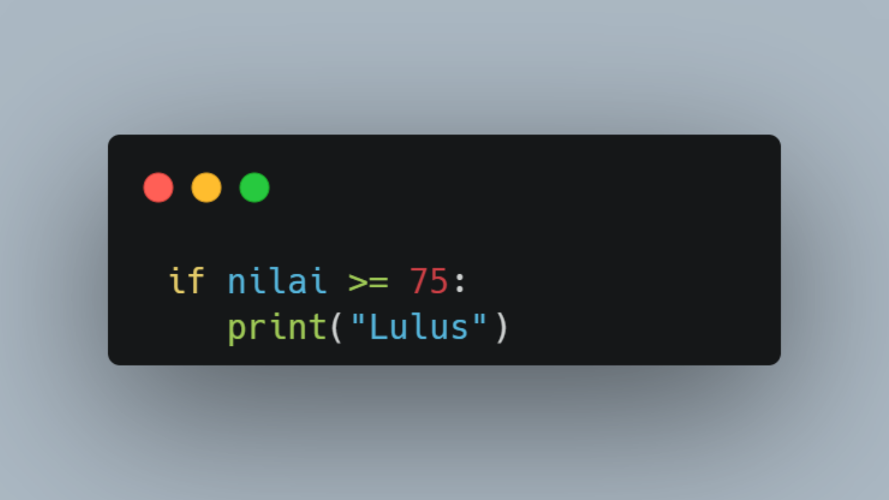 Tulis Struktur Dasar IF