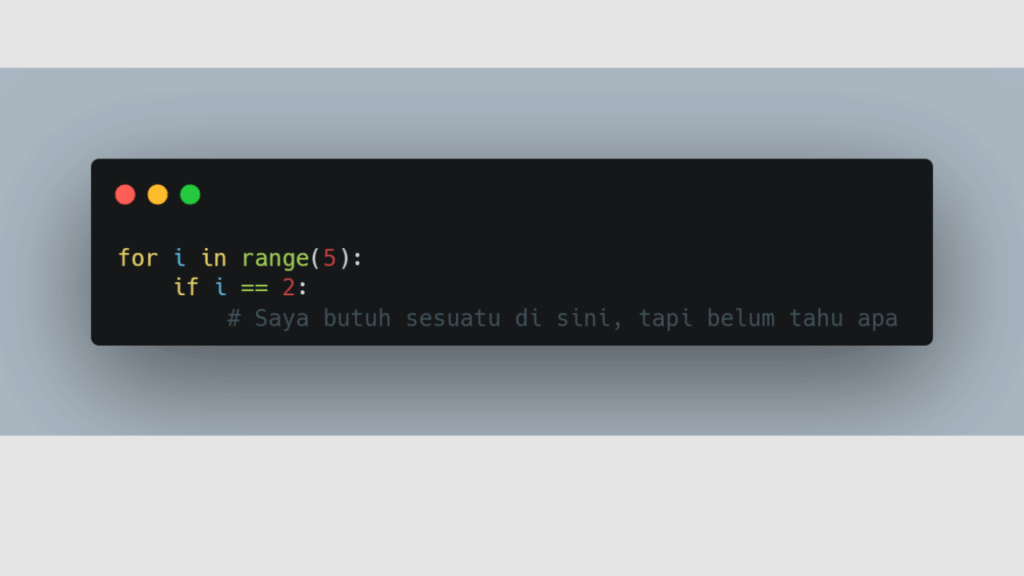 Buat Struktur Loop atau Kondisi