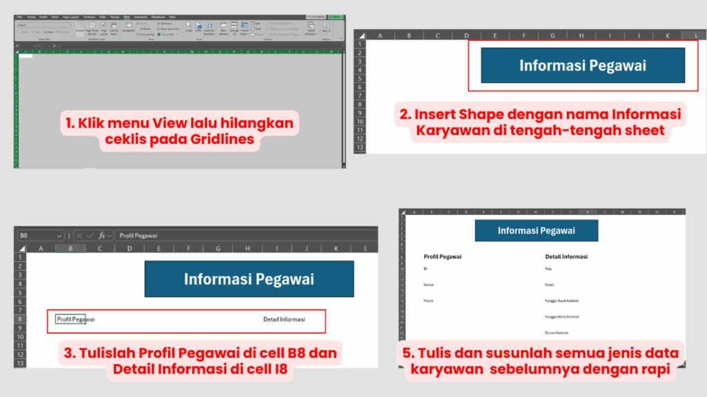 Buat Tampilan Profil 1