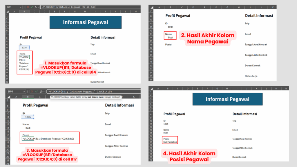 Buat Tampilan Profil 3