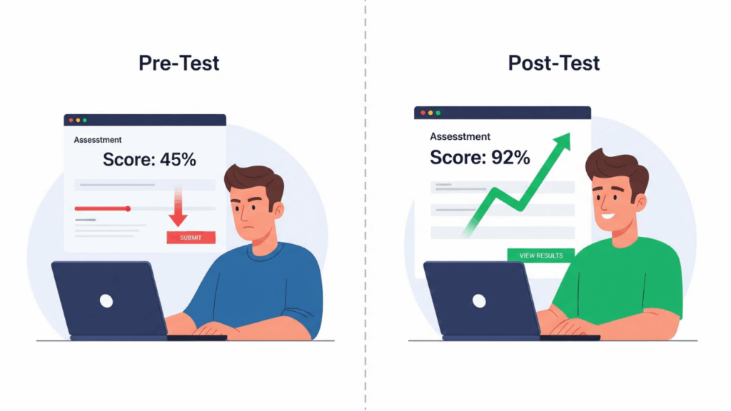 Kumpulkan Data Sebelum dan Sesudah Pelatihan
