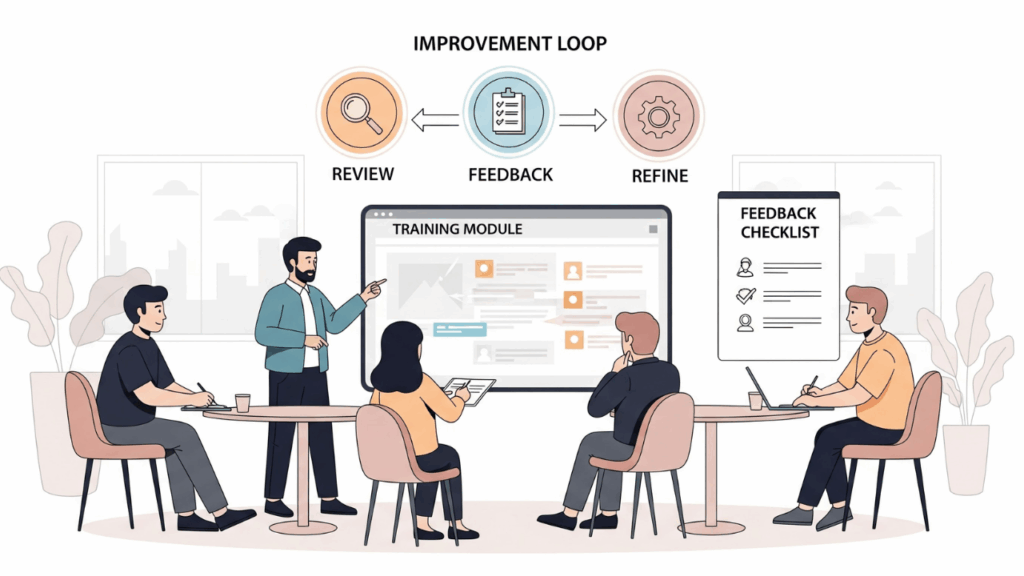 Lakukan Review dan Update Modul secara Berkala