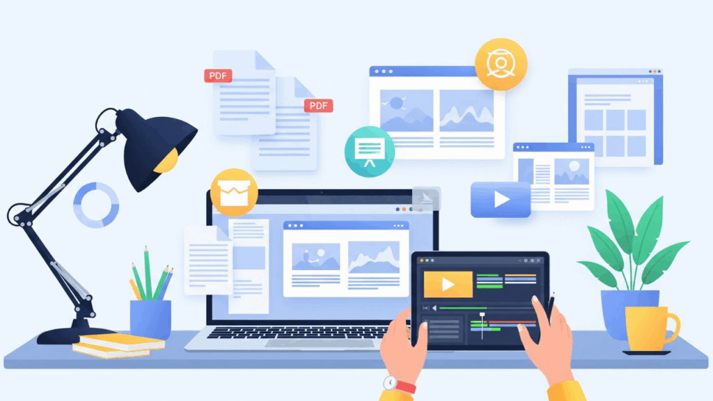 Penyiapan Materi dan Media Pendukung