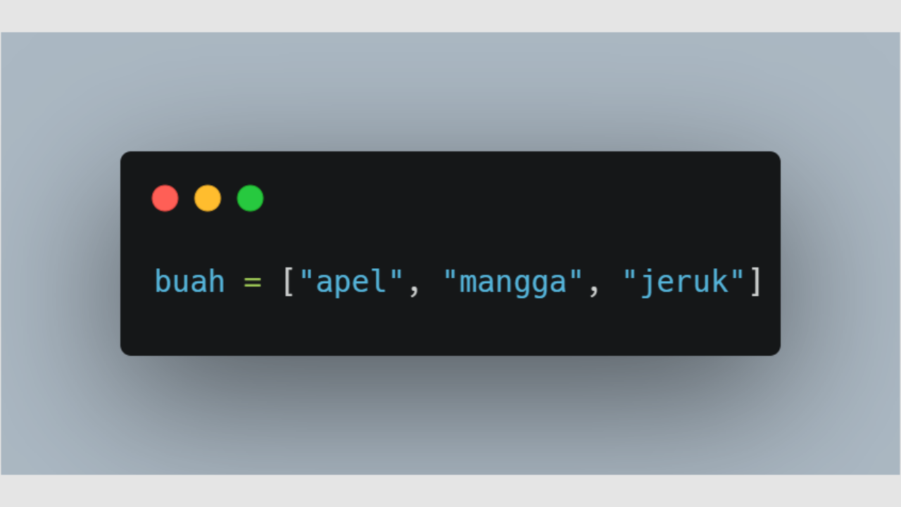 Tentukan Data yang Akan Diiterasi