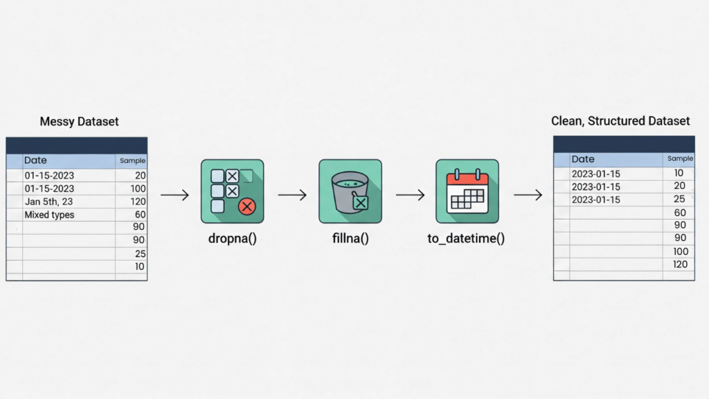 Membersihkan dan Menyiapkan Data (Data Cleaning)