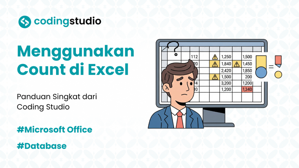 3 Cara Menggunakan COUNT di Excel dengan Mudah versi Coding Studio
