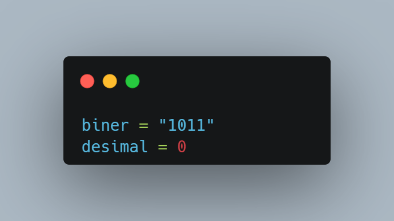 Menambahkan Variabel Penampung Hasil