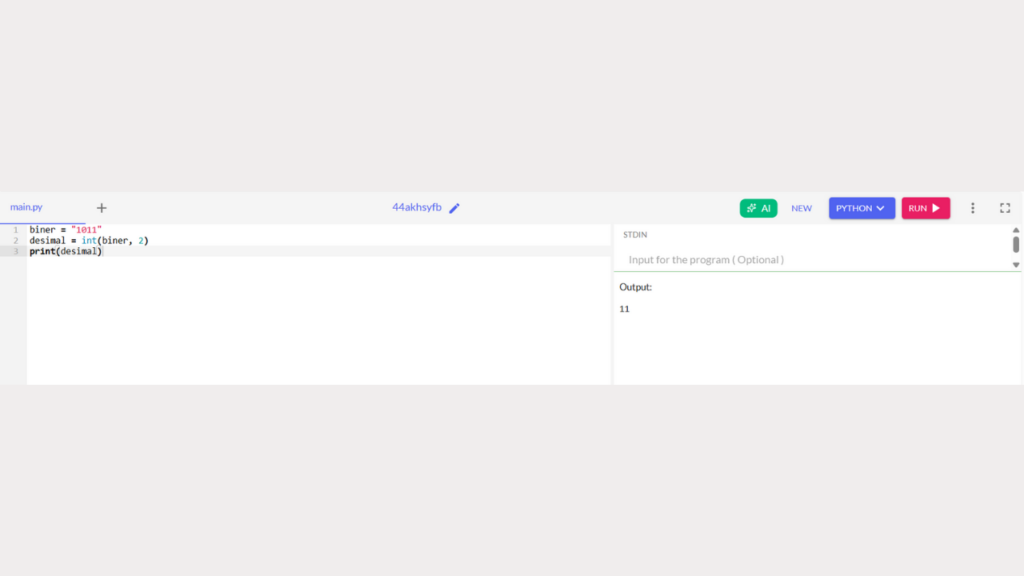 Tampilkan Hasil Konversi