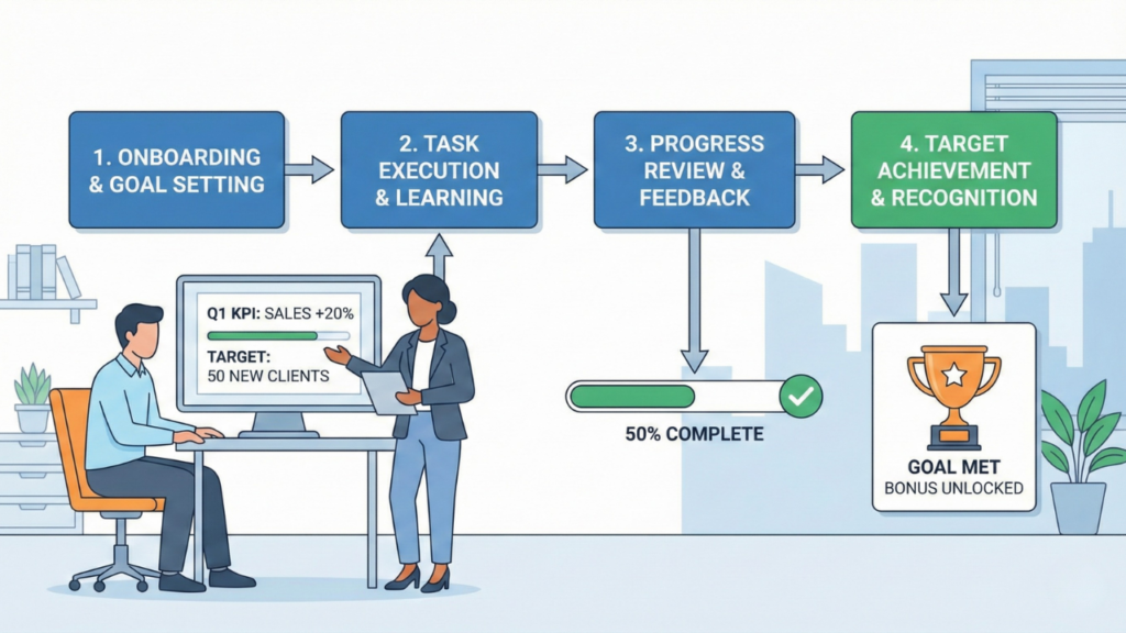 Alur Kerja dan Target Pekerjaan