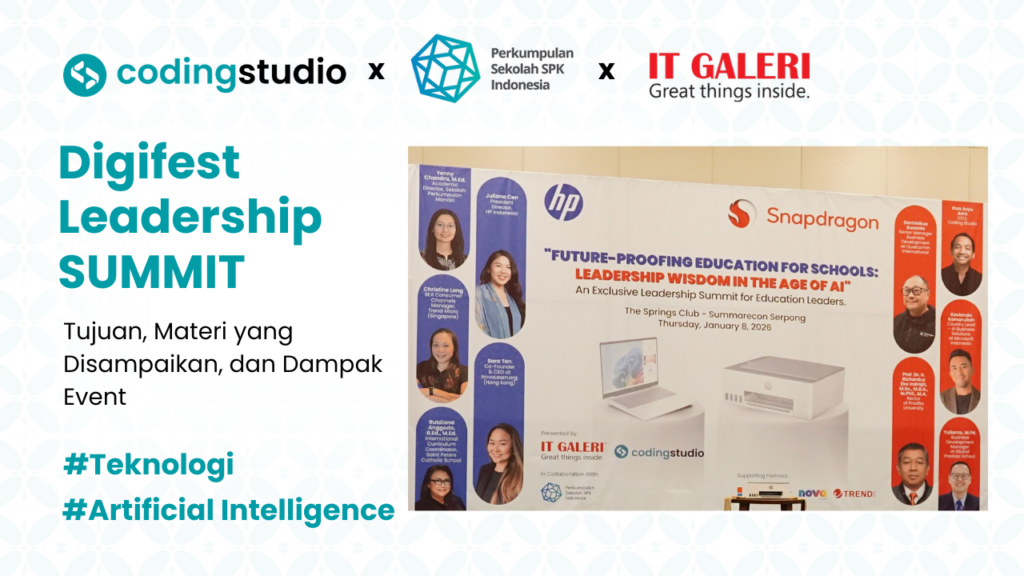 Digifest Leadership SUMMIT 2026: Kupas Kesiapan Sekolah Menghadapi Era AI