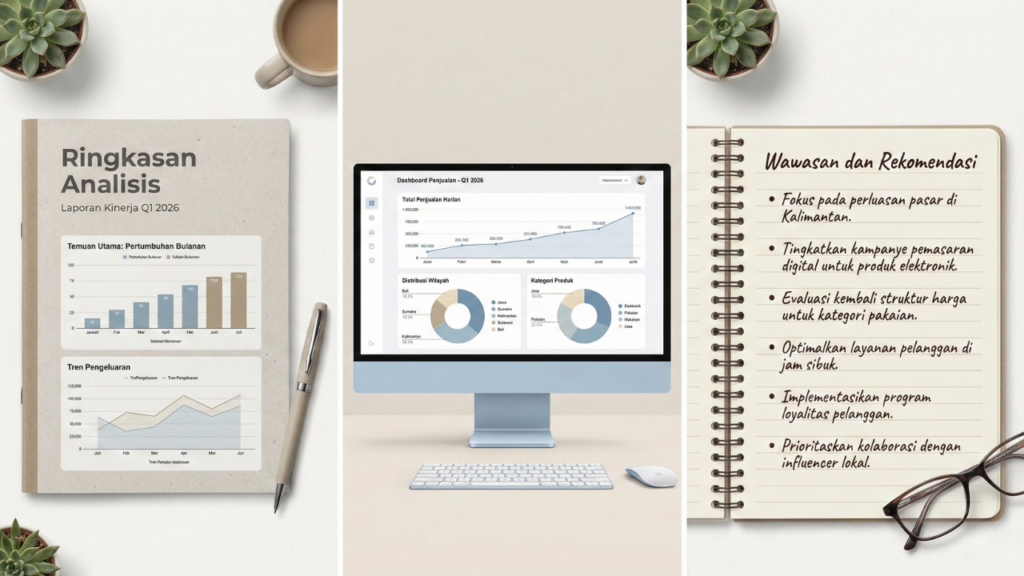 Output yang Dihasilkan dari Proyek Data Analyst