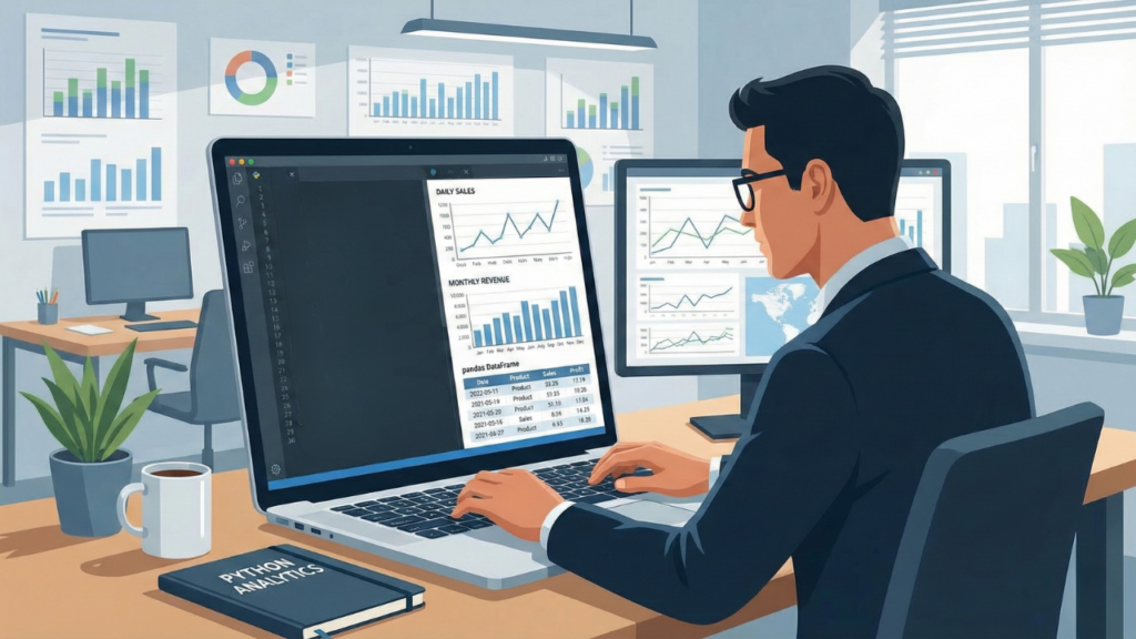 Python untuk Analisis Penjualan Harian dan Bulanan