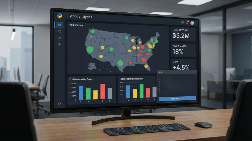Python untuk Analisis Performa Cabang atau Wilayah