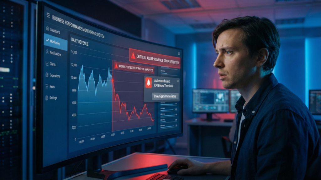Python untuk Deteksi Penurunan Performa Bisnis
