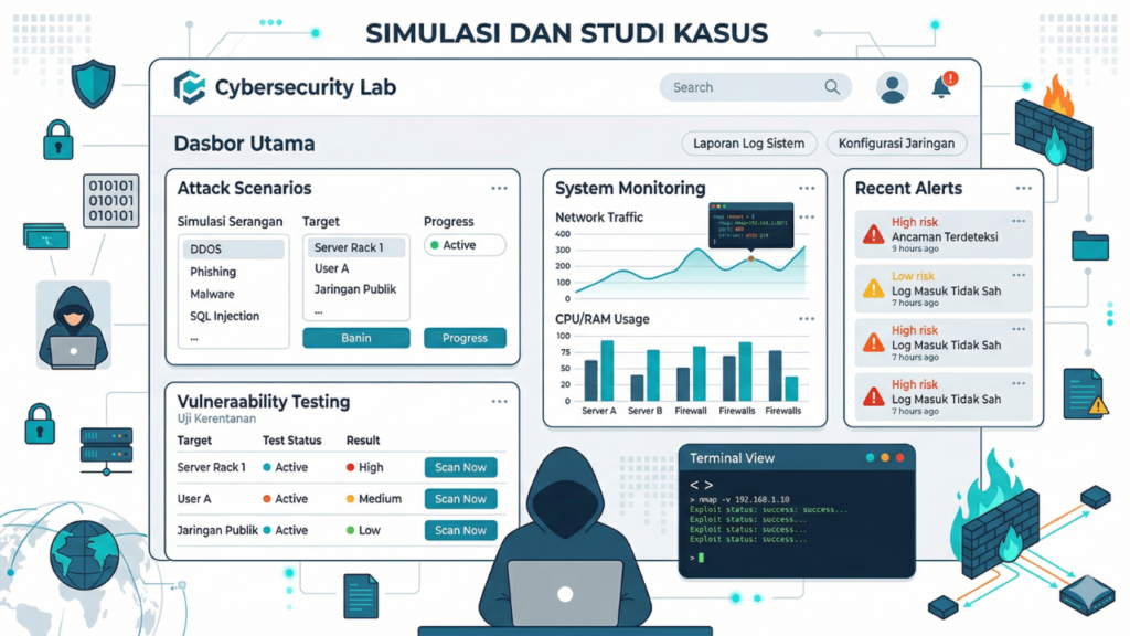 Akses ke Simulasi dan Studi Kasus