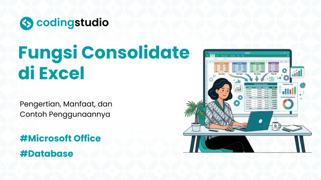 Fungsi Consolidate di Excel: Arti, Manfaat, dan Contoh Penggunaannya