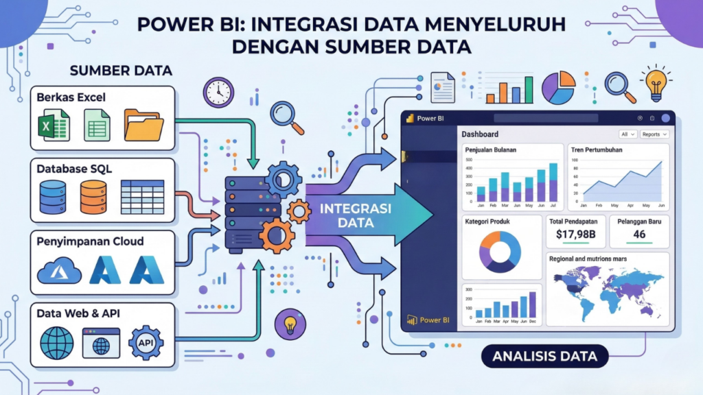 Menghubungkan Sumber Data (Get Data)