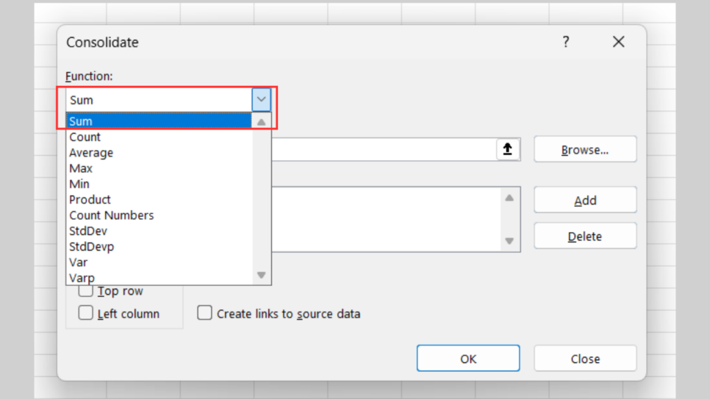 Pilih Function Sesuai Kebutuhan