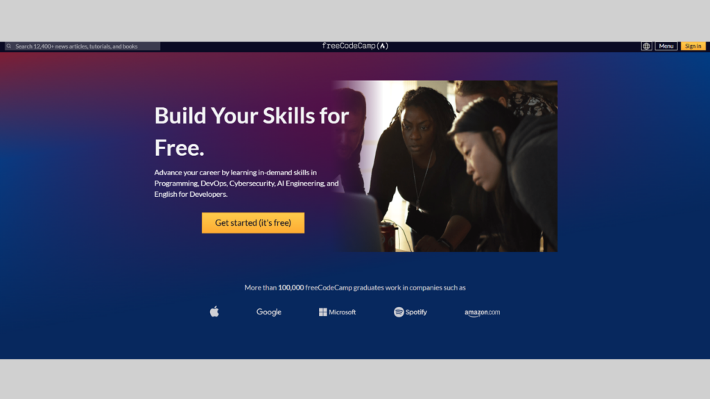Website freeCodeCamp