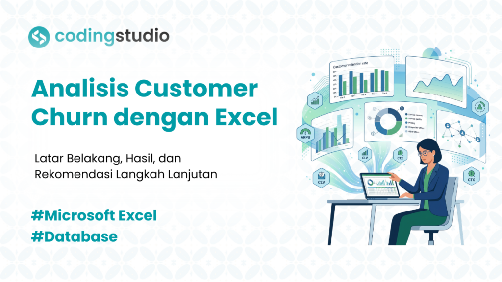 Analisis Customer Churn dengan Excel pada Perusahaan Telekomunikasi