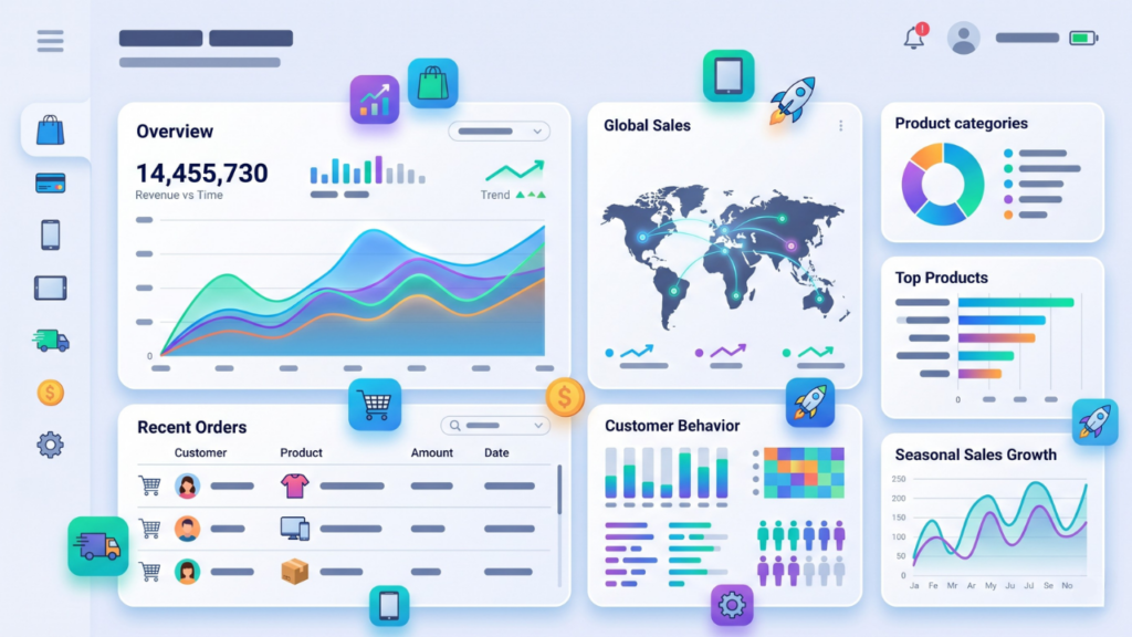 Data yang Ditemukan dalam Contoh Studi Kasus 2: E-commerce Sales Analysis