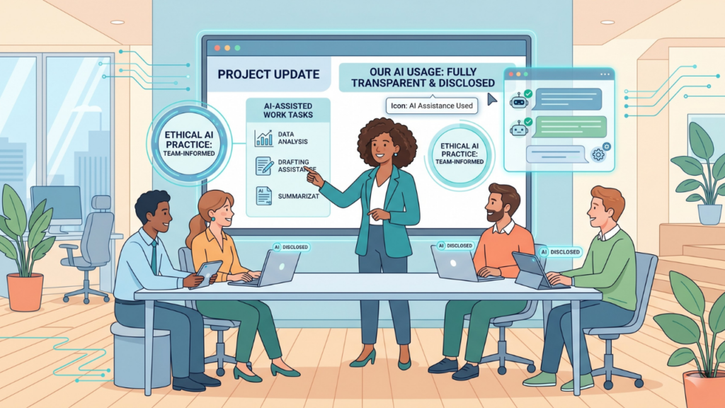 Menggunakan AI dengan Transparan