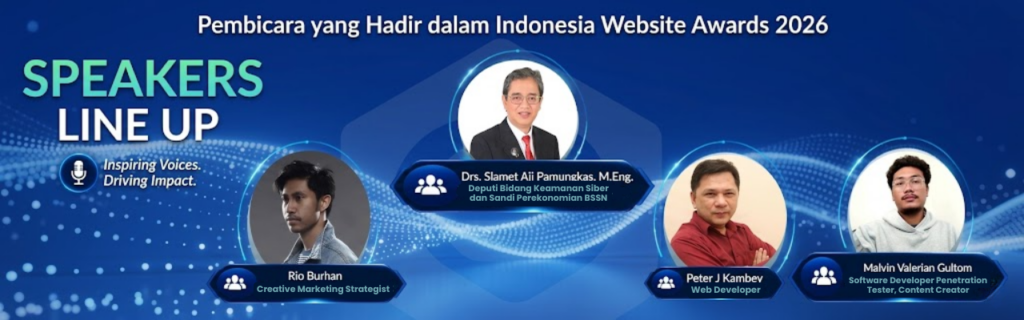 Pembicara yang Hadir dalam Indonesia Website Awards 2026