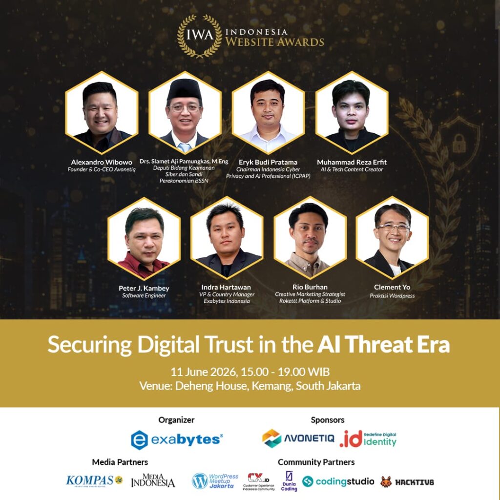 Poster Acara Indonesia Website Awards 2026