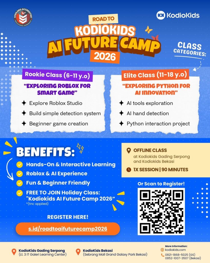 Poster Road to Kodiokids AI Future Camp 2026