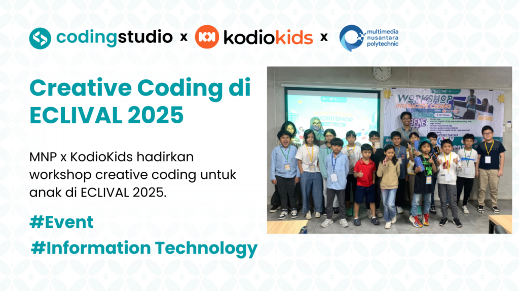 Kolaborasi MNP x KodioKids Creative Coding di ECLIVAL 2025