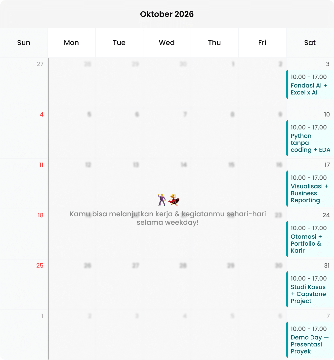 DA calendar 3