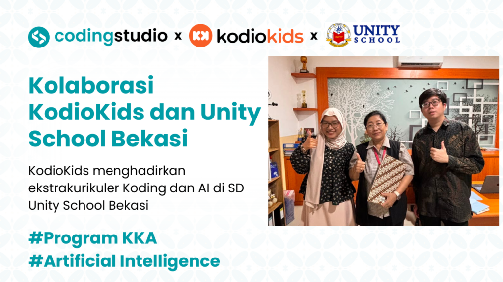 Kolaborasi KodioKids dan Unity School Bekasi Hadirkan Ekskul Coding Scratch & Roblox